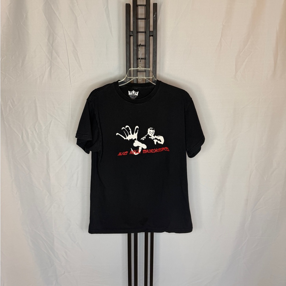 We Kill Suckers Black Graphic Tee - Short Sleeve